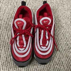 Nike air max 97 red grey size 6Y or women’s 7.5